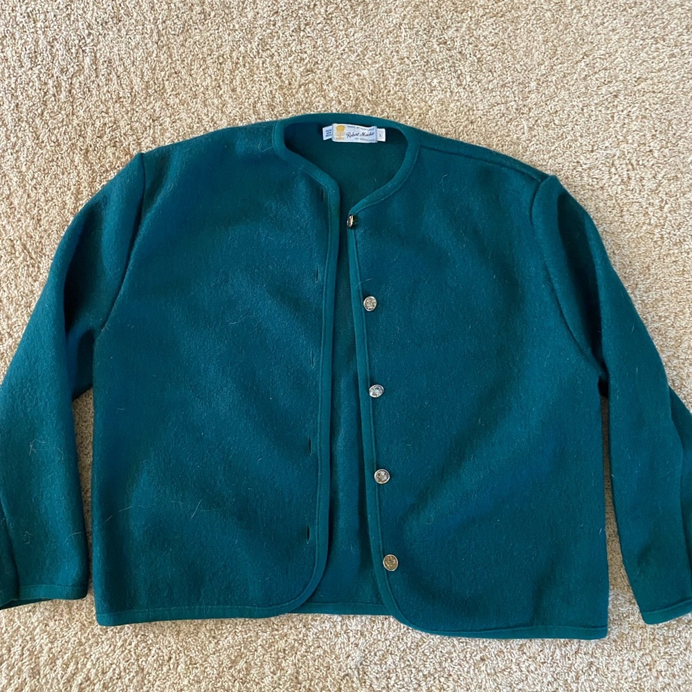 Vintage Robert Mackie of Scotland Pure New Wool Cardigan